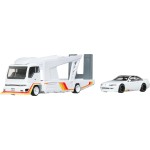 Mattel Hot Wheels Team Transport Truck & Race Car, Gift for Racing Collectors FLF56 / JBM32 194735263707