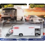 Mattel Hot Wheels Team Transport Truck & Race Car, Gift for Racing Collectors FLF56 / JBM30 194735263691