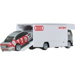 Mattel Hot Wheels Team Transport Truck & Race Car, Gift for Racing Collectors FLF56 / JBM30 194735263691
