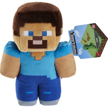 Mattel Minecraft Plush Dolls 8-in Plush Dolls, Fan Favorite Characters HBN39 / HHG11 194735066544