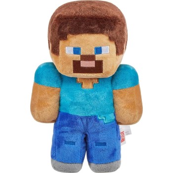 Mattel Minecraft Movie Λουτρινα 20Εκ. Minecraft 8-Inch Basic Plush Steve HBN39 / HHG11 194735066544