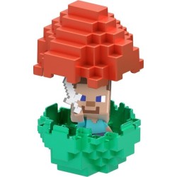 mattel minecraft mini αυγα με φιγουρα mc steve has the pwr HXT64 / JJV64 194735342464