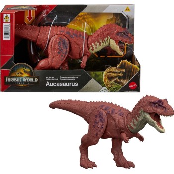 Mattel Jw Rebirth - Δεινόσαυροι Με Κινουμενα Μελη, Λειτουργια Επίθεσης Και Ηχους Jurassic World Wild Roar Aucasaurus Jw Rebirth 