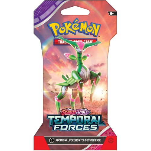 κάισσα Pokemon Pokemon TCG: Scarlet & Violet - Temporal Forces Sleeved Booster Pack (10 Cards) POK856631 0820650856426