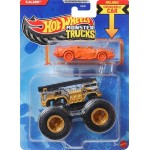 Mattel Hot Wheels Monster Trucks Όχημα Με Αυτοκινητακι Hw Mt Die-Cast And Truck 8 GRH81 / JJT59 194735341528