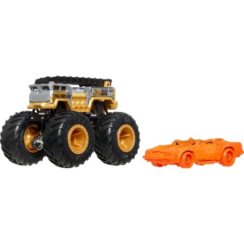 Mattel Hot Wheels Monster Trucks Όχημα Με Αυτοκινητακι Hw Mt Die-Cast And Truck 8 GRH81 / JJT59 194735341528