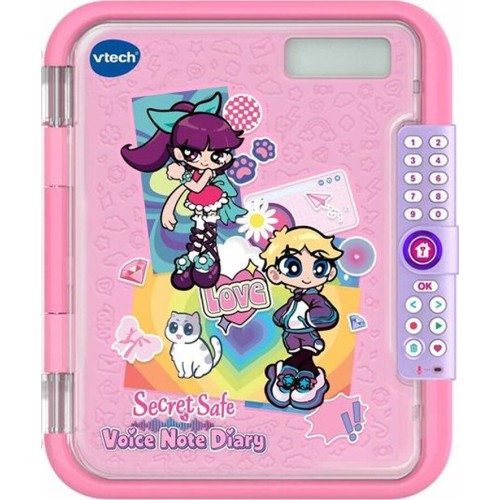 VTech Εκπαιδευτικό Παιχνίδι Kidisecrets - Μυστικό Ημερολόγιο Voice Note (Αγγλικά) VTE58190 3417765819032