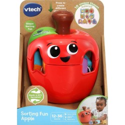 VTech Εκπαιδευτικό Παιχνίδι Διασκεδαστικό Μήλο Με Σχήματα VTE56460 3417765646034