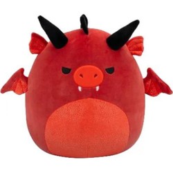Squishmallows - Λούτρινο Wave 6B (4 Σχέδια) 35εκ - Jazwares salami the red dragon – bubbles ο κοκκινος δρακος, sqcr06722, JWSQ42