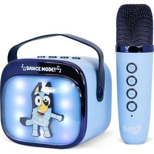 otl technologies otl Portable Speaker - Bluey Popsing Karaoke Speaker and Microphone, Blue  5055371631402