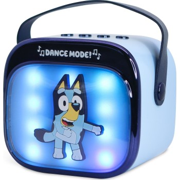 otl technologies otl Portable Speaker - Bluey Popsing Karaoke Speaker and Microphone, Blue  5055371631402