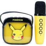 otl technologies Pokemon otl Portable Speaker - Pikachu Popsing Karaoke Speaker and Microphone, Yellow  5055371631365