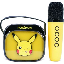 otl technologies Pokemon otl Portable Speaker - Pikachu Popsing Karaoke Speaker and Microphone, Yellow  5055371631365