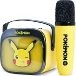 otl technologies Pokemon otl Portable Speaker - Pikachu Popsing Karaoke Speaker and Microphone, Yellow  5055371631365
