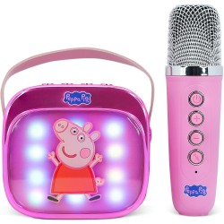 otl technologies Φορητό Ηχείο- Peppa Pig Popsing Karaoke Speaker & Microphone, Ροζ  5055371631341
