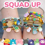 Horizon Group USA Original Squishmallows Bracelet Design Set, Cute and Friendship Bracelet Kit, Jewelry Making Kit, Charm Bracel