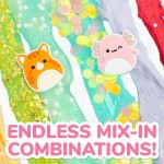 Horizon Group USA Squishmallows Original Ultimate Slime Mixins, 10-pack, Glitter and Cloud Slime, 8 Fun Slime Add Ins, Pre-made 