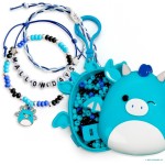 Horizon Group USA Squishmallows Original Tatiana The Dragon Bracelet Kit, Bracelet Making Kit, Friendship Bracelet Kit, Charm Br