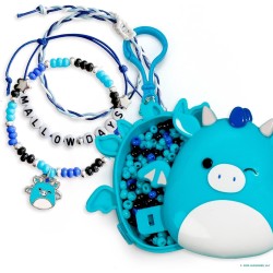 Horizon Group USA Squishmallows Original Tatiana The Dragon Bracelet Kit, Bracelet Making Kit, Friendship Bracelet Kit, Charm Br