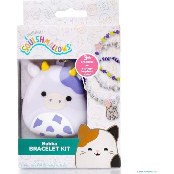Horizon Group USA Squishmallows Original Bubba The Cow Μπρελόκ-Kit Κατασκευής Βραχιολιού HG238095 194356319258