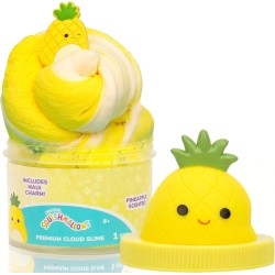 Horizon Group USA Original Squishmallows Maui Premium Cloud Slime - Limited Release, Pineapple Scent, 8 oz. Jar HG235370 1943562