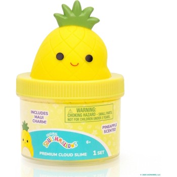 Horizon Group USA Original Squishmallows Maui Premium Cloud Slime - Limited Release, Pineapple Scent, 8 oz. Jar HG235370 1943562