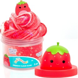 Horizon Group USA Original Squishmallows Scarlet Premium Cloud Slime - Limited Release, Strawberry Scent, 8 oz. Jar HG235370 194