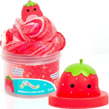 Horizon Group USA Squishmallows Scarlet Premium Cloud Slime - Αρωματικό Cloud Slime Με Topper Σε Βαζάκι  HG235370 194356297709