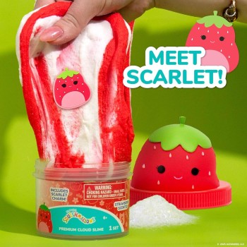 Horizon Group USA Squishmallows Scarlet Premium Cloud Slime - Αρωματικό Cloud Slime Με Topper Σε Βαζάκι  HG235370 194356297709