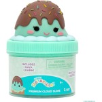 Horizon Group USA Original Squishmallows Maya The Ice Cream Premium Cloud Slime, Chocolate-scented, 8 Oz., Storage Container Wit