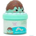 Horizon Group USA Original Squishmallows Maya The Ice Cream Premium Cloud Slime, Chocolate-scented, 8 Oz., Storage Container Wit