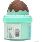 Horizon Group USA Original Squishmallows Maya The Ice Cream Premium Cloud Slime, Chocolate-scented, 8 Oz., Storage Container Wit