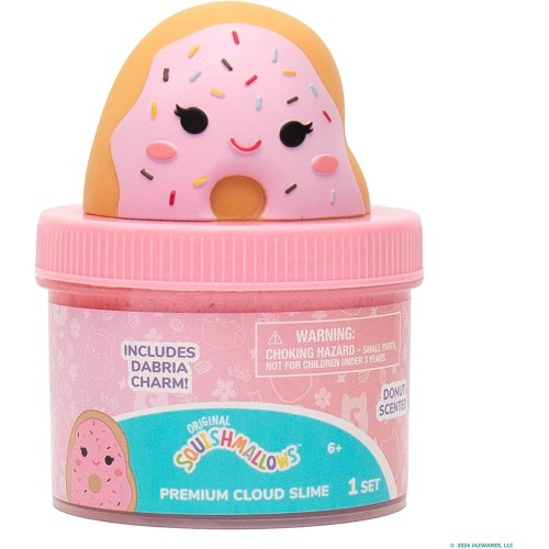 Horizon Group USA Squishmallows Dabria The Donut Premium Cloud Slime Αρωματικό Cloud Slime Με Topper Σε Βαζάκι  HG235370 1943562