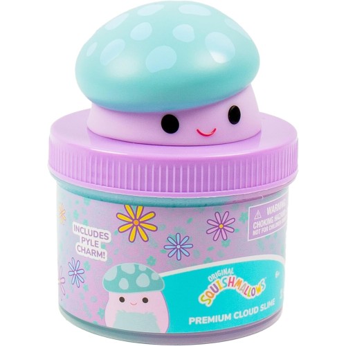 Horizon Group USA Squishmallows Pyle The Mushroom Premium Cloud Slime Αρωματικό Cloud Slime Με Topper Σε Βαζάκι  HG225215 194356