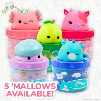 Horizon Group USA Squishmallows Pyle The Mushroom Premium Cloud Slime Αρωματικό Cloud Slime Με Topper Σε Βαζάκι  HG225215 194356
