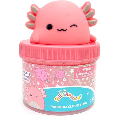 Horizon Group USA Squishmallows Archie The Axolotl Premium Cloud Slime Αρωματικό Cloud Slime Με Topper Σε Βαζάκι  HG225215 19435