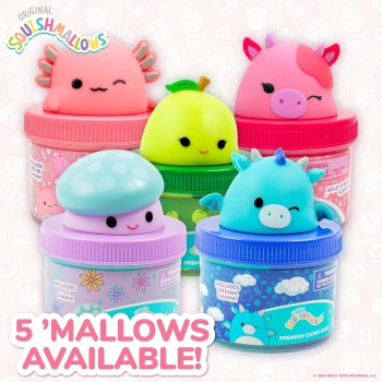 Horizon Group USA Squishmallows Archie The Axolotl Premium Cloud Slime Αρωματικό Cloud Slime Με Topper Σε Βαζάκι  HG225215 19435