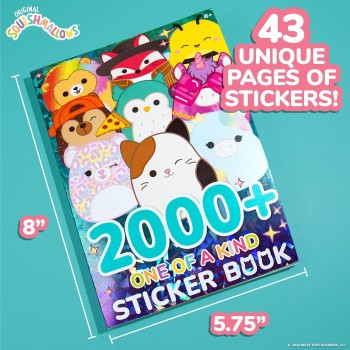 Horizon Group USA Squishmallows - Sticker Book 2000+ Αυτοκόλλητα HG224701 194356247018