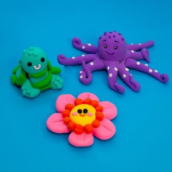 Horizon Group USA Play-Doh Playdoh - Air Dry Clay (5 Χρώματα) - Flower Power HG232310 194356303615