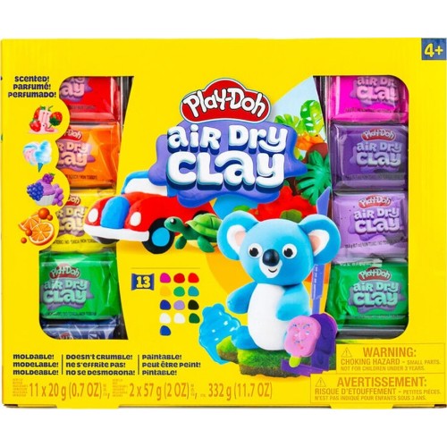 Horizon Group USA Play-Doh Playdoh - Σετ Με 13 Air Dry Clay HG230385 194356303851
