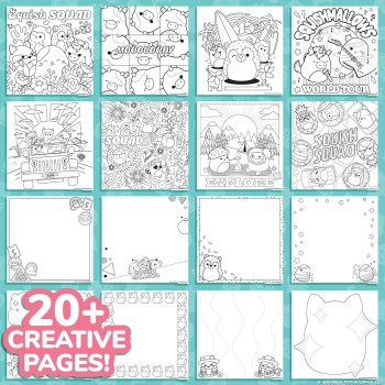Horizon Group USA Squishmallows - Sketchbook Ζωγραφικής HG224763 194356247636