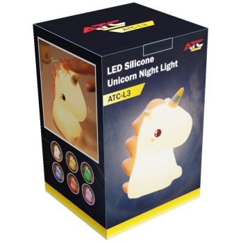 ATC LED Unicorn Silicone Night Light 20.005.0006 6981200050006