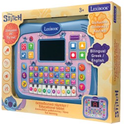 Lexibook Disney Stitch Εκπαιδευτικό Δίγλωσσο Tablet Stitch 3+ Ετών Ανακαλύψτε Έναν Διασκεδαστικό Τρόπο για να Μάθει το Παιδί σας