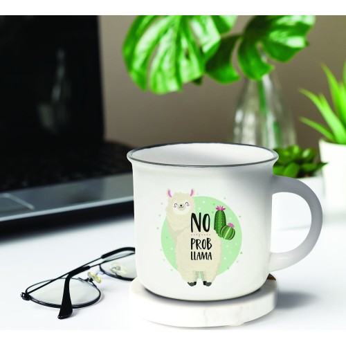 Legami Porcelain Mug - Llama - Cup-puccino llama CUP0016 8051739307948