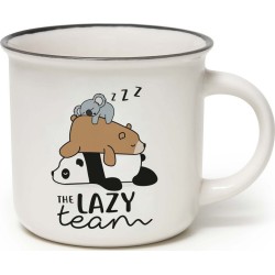 Legami Porcelain Mug - Lazy Team - Cup-puccino the lazy team CUP0018 8051739307962