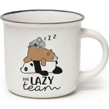 Legami Porcelain Mug - Lazy Team - Cup-puccino the lazy team CUP0018 8051739307962