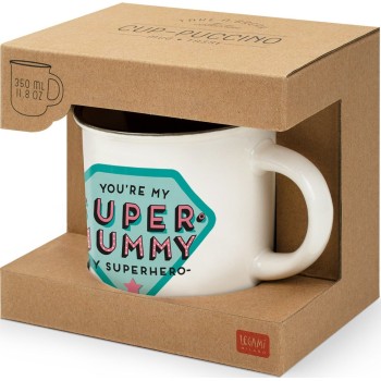Legami Porcelain Mug - Super Mummy - Cup-puccino mummy CUP0035 8052461962139