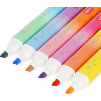 Legami Σετ 6 Highlighters Με Διπλή Άκρη Meow Kitty MHL0002 8052694020521