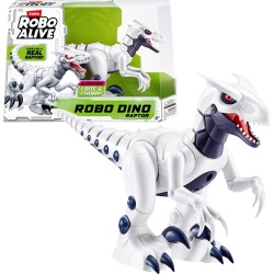 Zuru Robo Alive Dino Raptor Λευκός 11871152 4894680042742