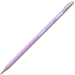 Pencil Stabilo Pastel With Rubber Green Lilac 4908/03 4006381553544
